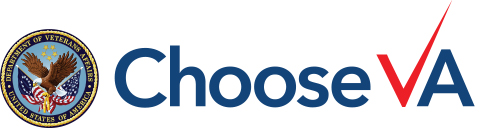 Logo for the campaign ChooseVA that readds ChooseVA